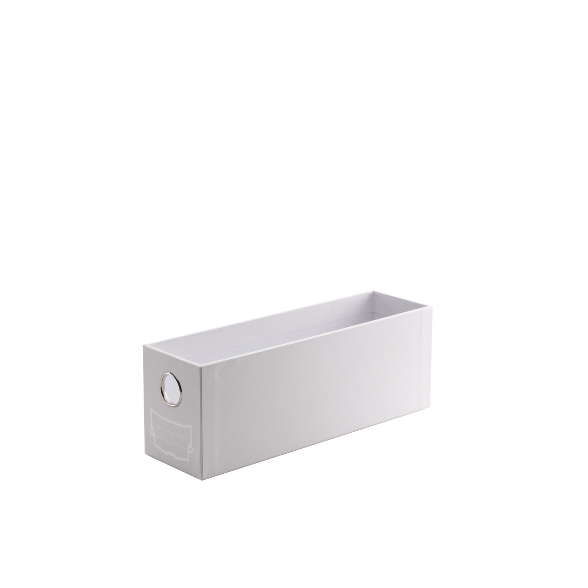 A white 1-Card Drawer. Brand: Fortress, Item: Fortress - 1-Card Drawer - White.