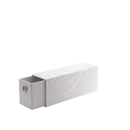 A white 1-Card Drawer storage box. Brand: Fortress, Item: Fortress - 1-Card Drawer - White.