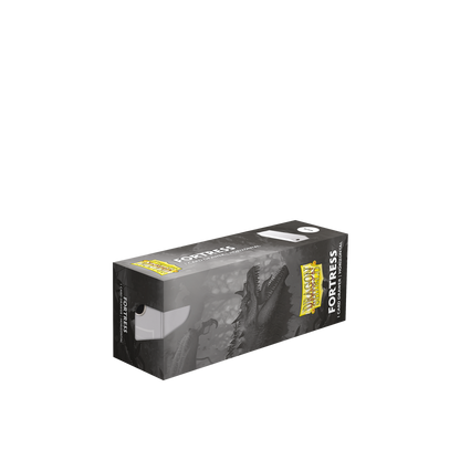 A white Dragon Shield Fortress 1-Card Drawer. Brand: Dragon Shield, Item: Fortress - 1-Card Drawer - White.