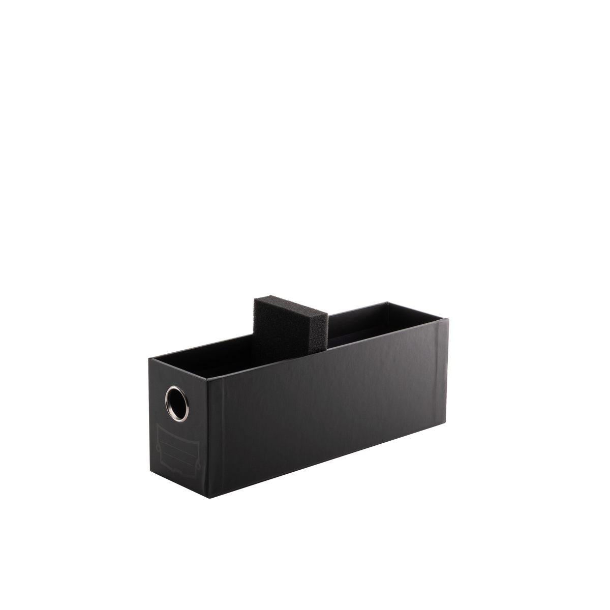 A Black 1-Card Drawer. Brand: Fortress, Item: Fortress - 1-Card Drawer - Black.