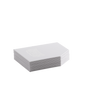 A white stack of Dragon Shield card dividers. Brand: Dragon Shield, Item: Fortress - 8 Card Dividers - White.