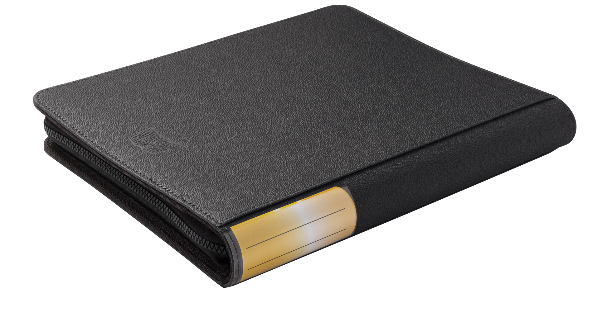 A black Card Codex Zipster Binder. Brand: Ultimate Guard, Item: Card Codex Zipster Binder - Regular - Iron Grey.