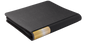 A black Card Codex Zipster Binder. Brand: Ultimate Guard, Item: Card Codex Zipster Binder - Regular - Iron Grey.