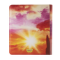 A vibrant sunset-themed Dragon Shield Card Codex Zipster Binder. Brand: Dragon Shield, Item: Wood Dragon 2024 - Card Codex Zipster Binder - Regular.