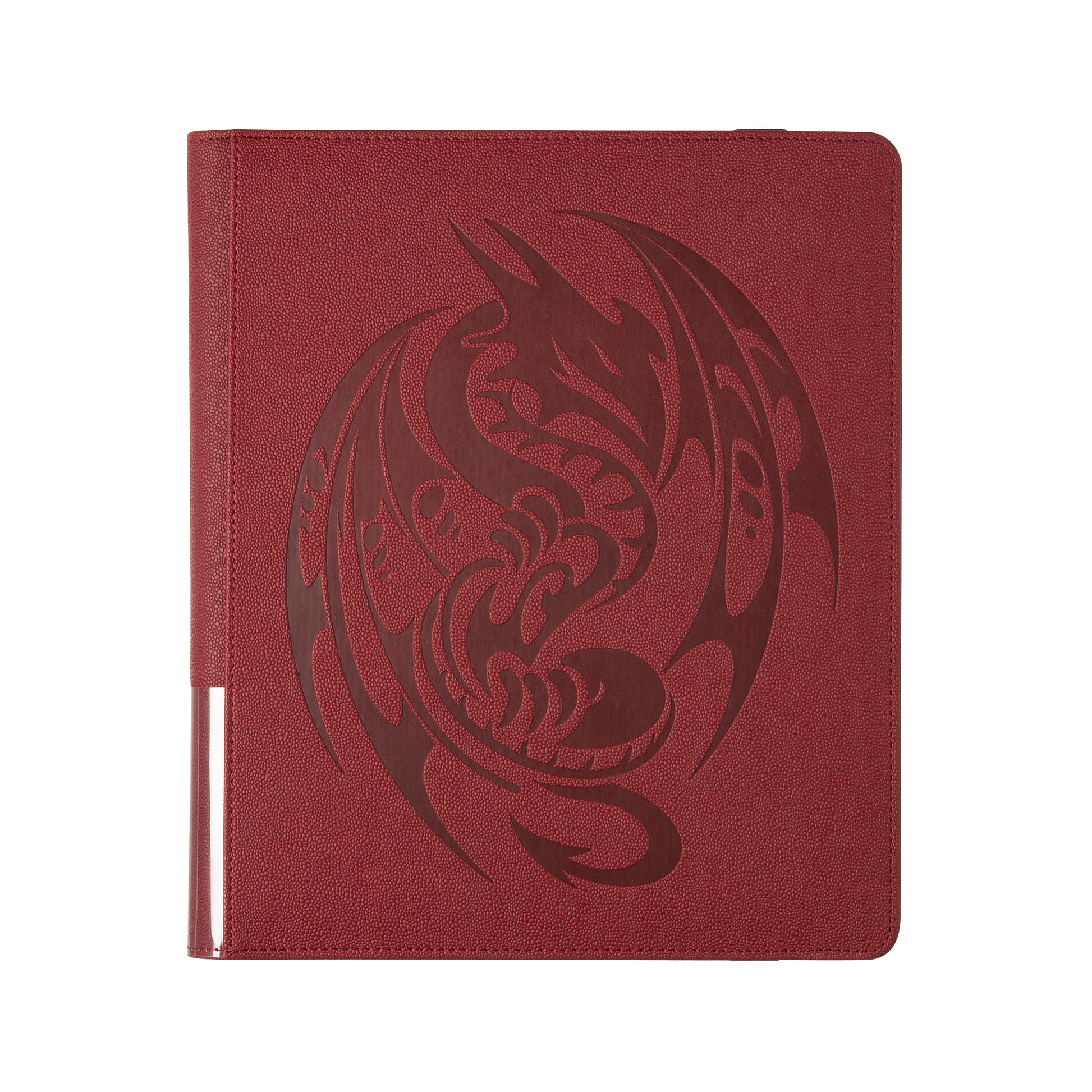 A Blood Red Card Codex Portfolio 360. Brand: Dragon Shield (Dev), Item: Card Codex Portfolio 360 - Blood Red.