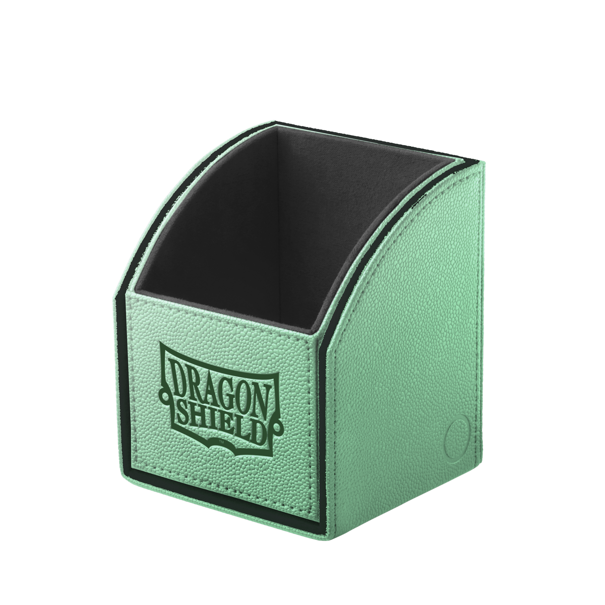 A Green/Black Nest 100 Deck Box. Brand: Dragon Shield, Item: Nest 100 - Green/Black.