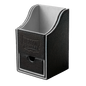 A Black/Grey Deck Box. Brand: Dragon Shield, Item: Nest +100 - Black/Grey