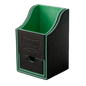 A Black/Green Nest +100 Deck Box. Brand: Dragon Shield, Item: Nest +100 - Black/Green.