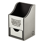 A Grey/Black Nest +100 Deck Box. Brand: Dragon Shield, Item: Nest +100 - Grey/Black