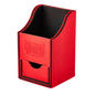 A Red/Black Nest +100 Deck Box. Brand: Dragon Shield, Item: Nest +100 - Red/Black