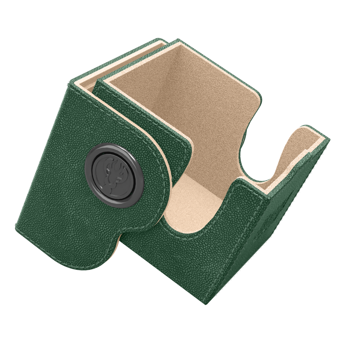 A Green and Sand Dragon Box 100+ Deck Box. Brand: Unknown, Item: Dragon Box 100+ Green & Sand.