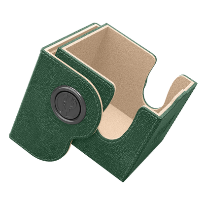 A Green and Sand Dragon Box 100+ Deck Box. Brand: Unknown, Item: Dragon Box 100+ Green & Sand.
