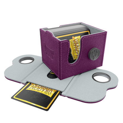 A Purple and Frost Dragon Box 100+ Deck Box. Brand: Dragon Shield, Item: Dragon Box 100+ Purple & Frost.