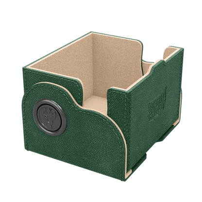 A Green & Sand Dragon Box 150+ Deck Box. Brand: Dragon Shield, Item: Dragon Box 150+ Green & Sand.