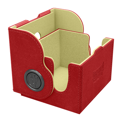 A Red & Lemon Dragon Box 150+ Deck Box. Brand: Dragon Shield, Item: Dragon Box 150+ Red & Lemon.