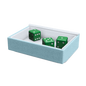 A White and Aqua Dragon Tray. Brand: Dragon Shield (Dev), Item: Dragon Tray - White & Aqua