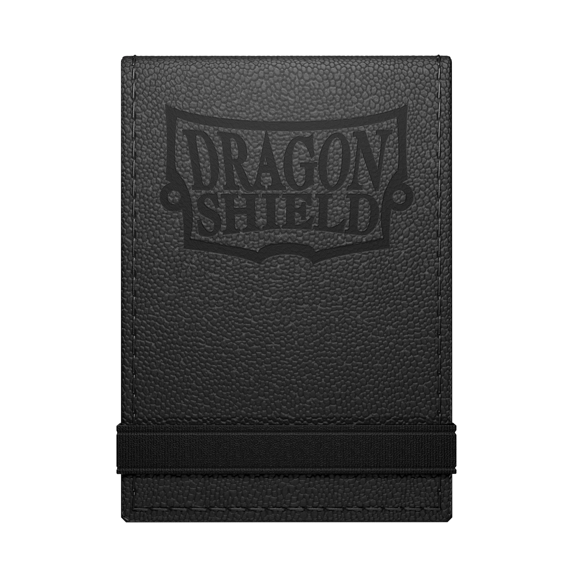 A Black Life Ledger Deck Box. Brand: Dragon Shield, Item: Life Ledger - Black.