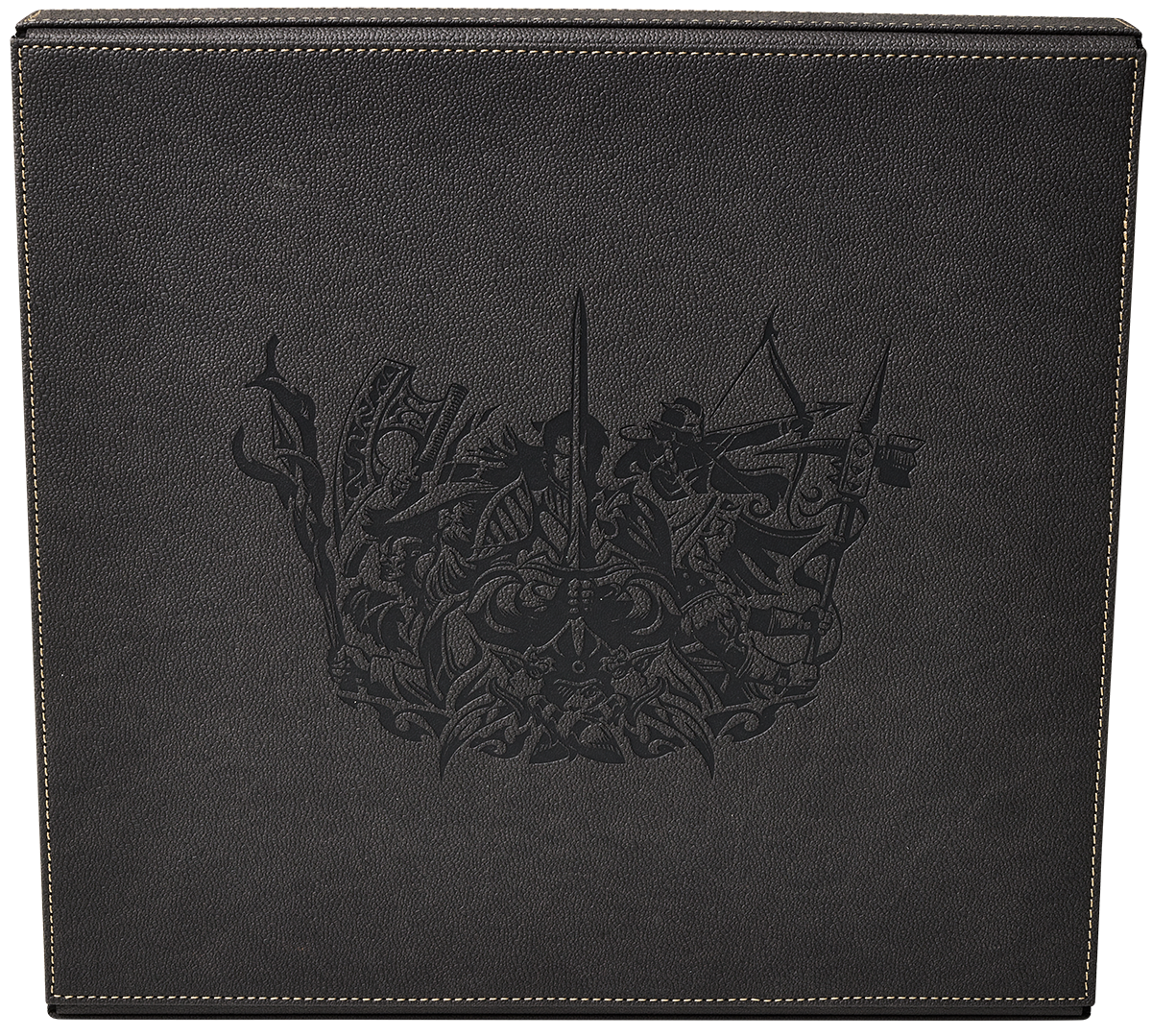 A Black Player Companion Deck Box. Brand: Dragon Shield (Dev), Item: Player Companion - Iron Grey