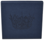 A dark blue embossed deck box. Brand: Dragon Shield (Dev), Item: Player Companion - Midnight Blue.