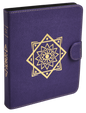 A purple Spell Codex deck box with a gold arcane star symbol. Brand: Dragon Shield (Dev), Item: Spell Codex - Arcane Purple.