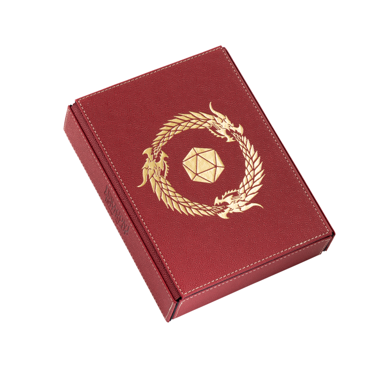 A Blood Red Dice Companion Deckbox. Brand: Dragon Shield (Dev), Item: Dice Companion - Blood Red