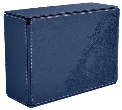 A Midnight Blue Game Master Companion Deck Box. Brand: Unknown, Item: Game Master Companion - Midnight Blue.