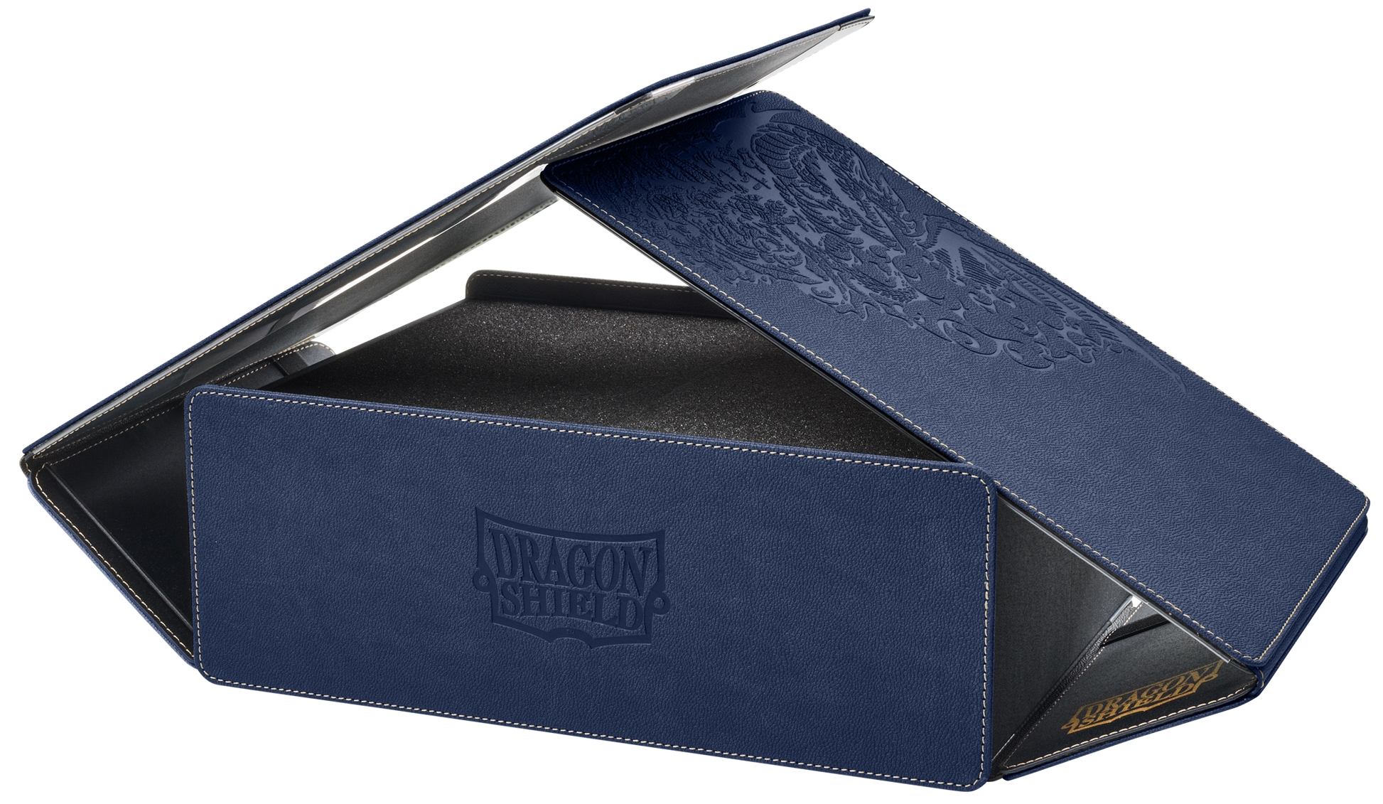 A dark blue Dragon Shield Game Master Companion deck box. Brand: Dragon Shield, Item: Game Master Companion - Midnight Blue.