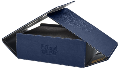 A dark blue Dragon Shield Game Master Companion deck box. Brand: Dragon Shield, Item: Game Master Companion - Midnight Blue.