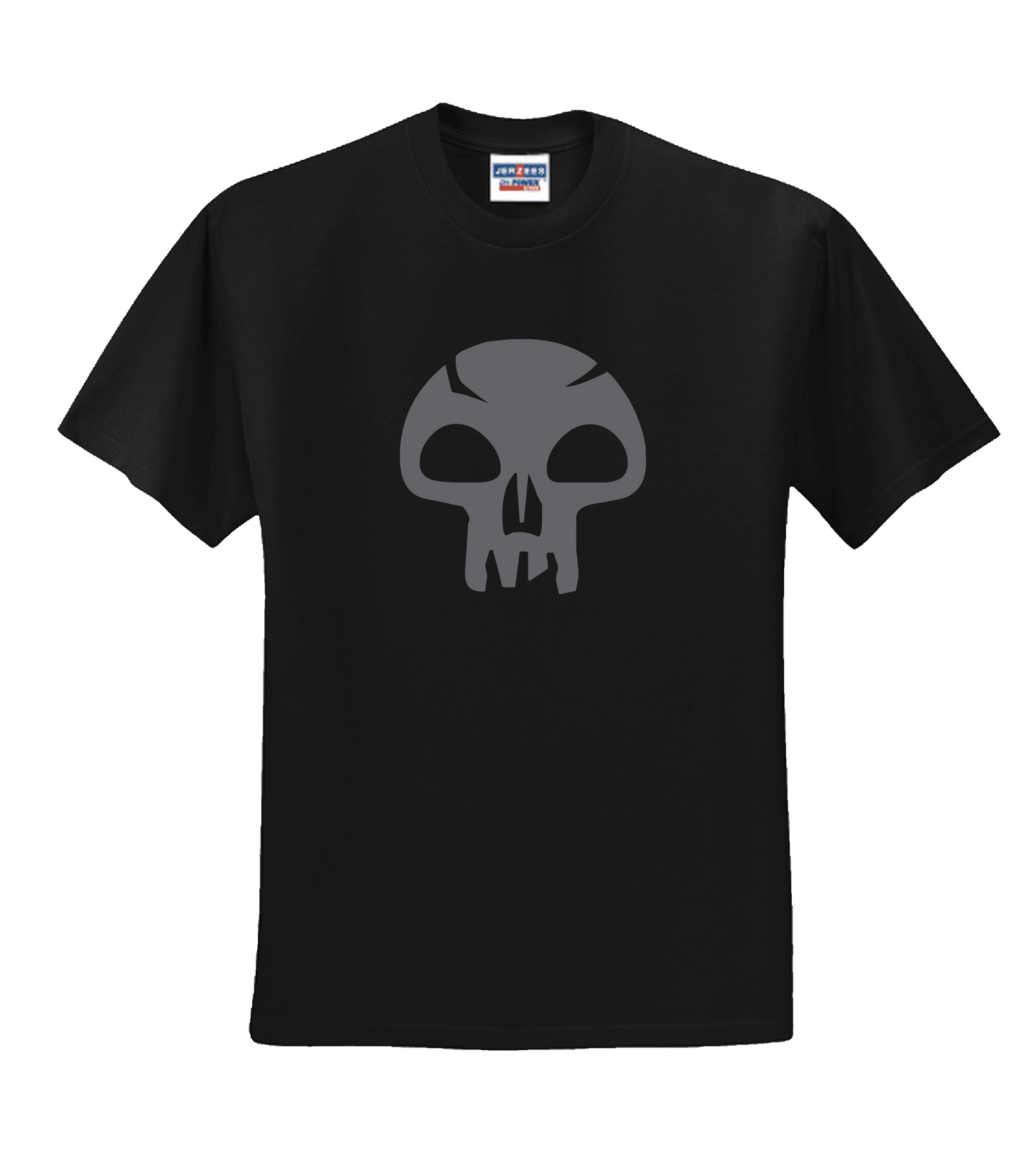 A Black Magic: The Gathering Mana Symbol T-shirt. Brand: MTG PRO Shop, Item: Black Mana Symbol T-shirt for Magic: The Gathering