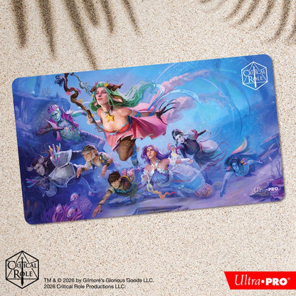 A colorful Critical Role: Bells Hells Maelstrom Kingdom playmat. Brand: Ultra PRO, Item: Echoes of Exandria Playmat for Tabletop Gaming.