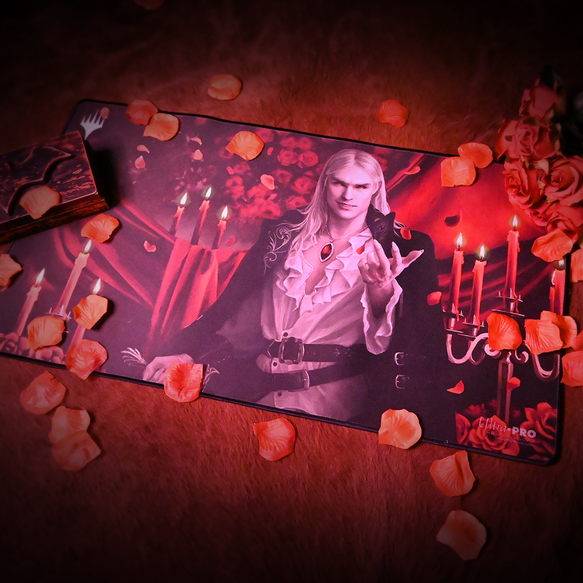 A Magic: The Gathering Innistrad: Crimson Vow Sorin Stitched Gaming Playmat. Brand: Ultra-Pro, Item: Innistrad: Crimson Vow Sorin Stitched Gaming Playmat for Magic: The Gathering.