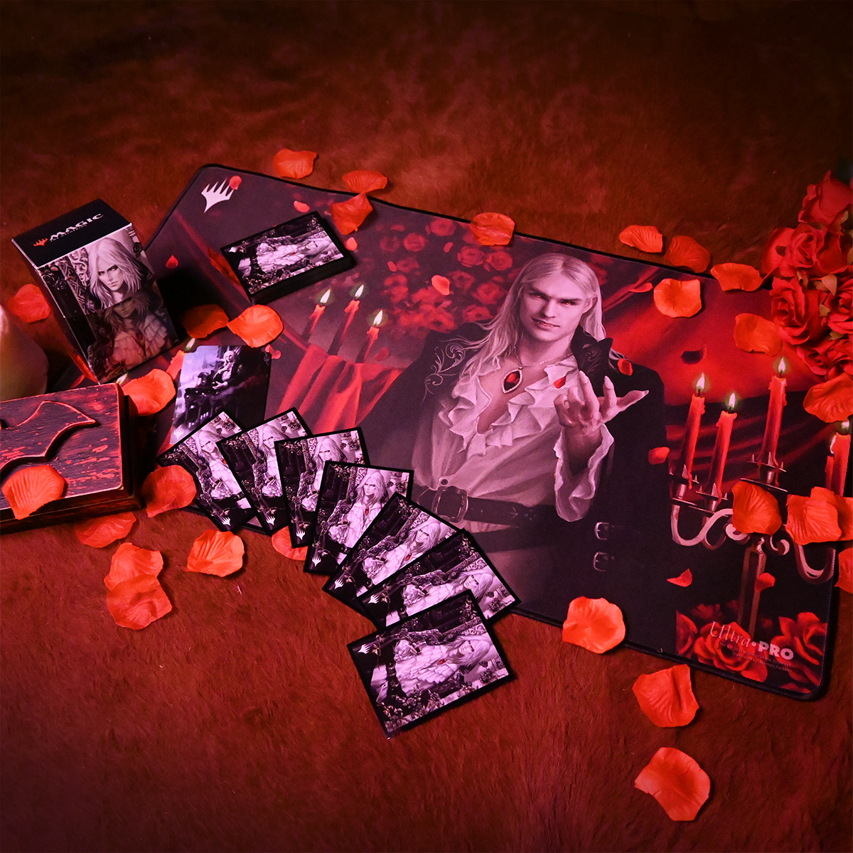 A Magic: The Gathering Innistrad: Crimson Vow Sorin Stitched Gaming Playmat. Brand: Ultra-Pro, Item: Innistrad: Crimson Vow Sorin Stitched Gaming Playmat for Magic: The Gathering.
