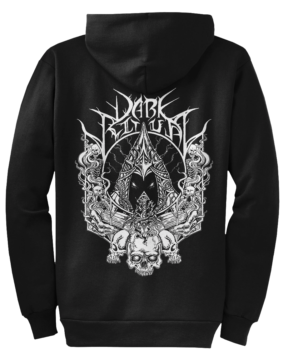 A Black Dark Ritual Hoodie. Brand: MTG PRO Shop, Item: Dark Ritual Hoodie for Magic: The Gathering