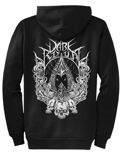A Black Dark Ritual Hoodie. Brand: MTG PRO Shop, Item: Dark Ritual Hoodie for Magic: The Gathering
