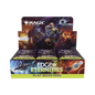 A sealed Magic: The Gathering Edge of Eternities Play Booster Box featuring artwork of a powerful sorcerer overlooking a cosmic battlefield. Publisher: Magic: The Gathering, Game: Magic: The Gathering, Set: Edge of Eternities (WOE)