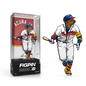 A FiGPiN collectible of Ronald Acuna Jr. in his Atlanta Braves uniform, holding a baseball bat. Brand: FiGPiN, Item: MLB Ronald Acuna Jr.