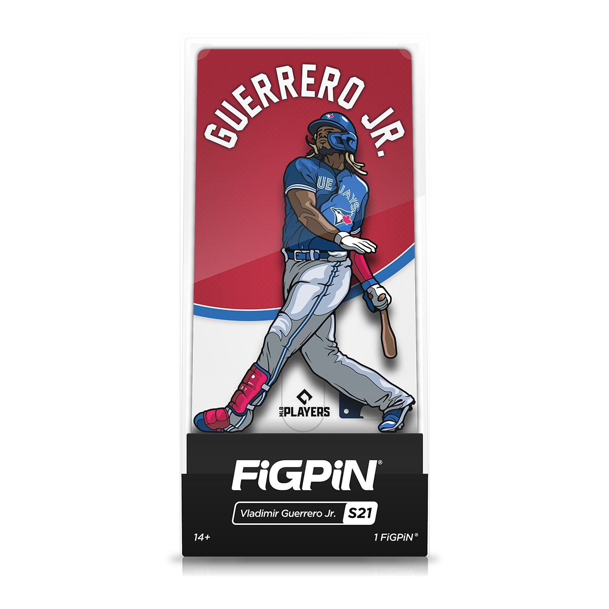 A Vladimir Guerrero Jr. FiGPiN collectible. Brand: FiGPiN, Item: Vladimir Guerrero Jr.