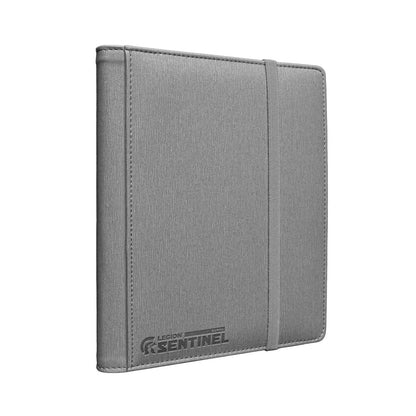 A Grey 4-Pocket Premium Binder. Brand: Legion, Item: Sentinel.
