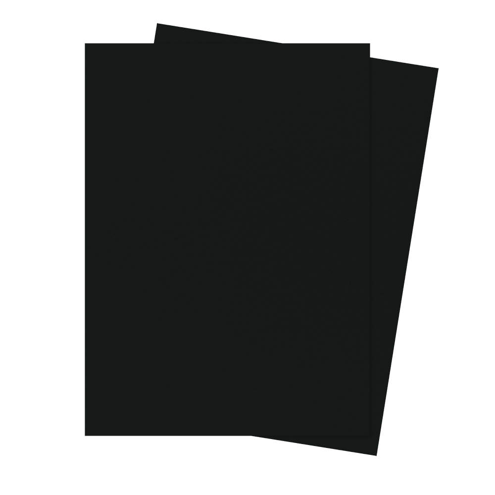 A black standard size deck protector sleeve. Brand: Eclipse, Item: ECLIPSE® Gloss Standard DECK PROTECTOR® Sleeves: Jet Black - 105ct