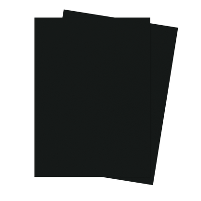 A black standard size deck protector sleeve. Brand: Eclipse, Item: ECLIPSE® Gloss Standard DECK PROTECTOR® Sleeves: Jet Black - 105ct
