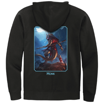 A black Dungeons & Dragons Monk Class Hoodie by Ultra PRO.