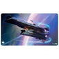 A Magic: The Gathering "Edge of Eternities - Inspirit, Flagship Vessel" Playmat by Ultra Pro, illustrated by Titus Lunter.