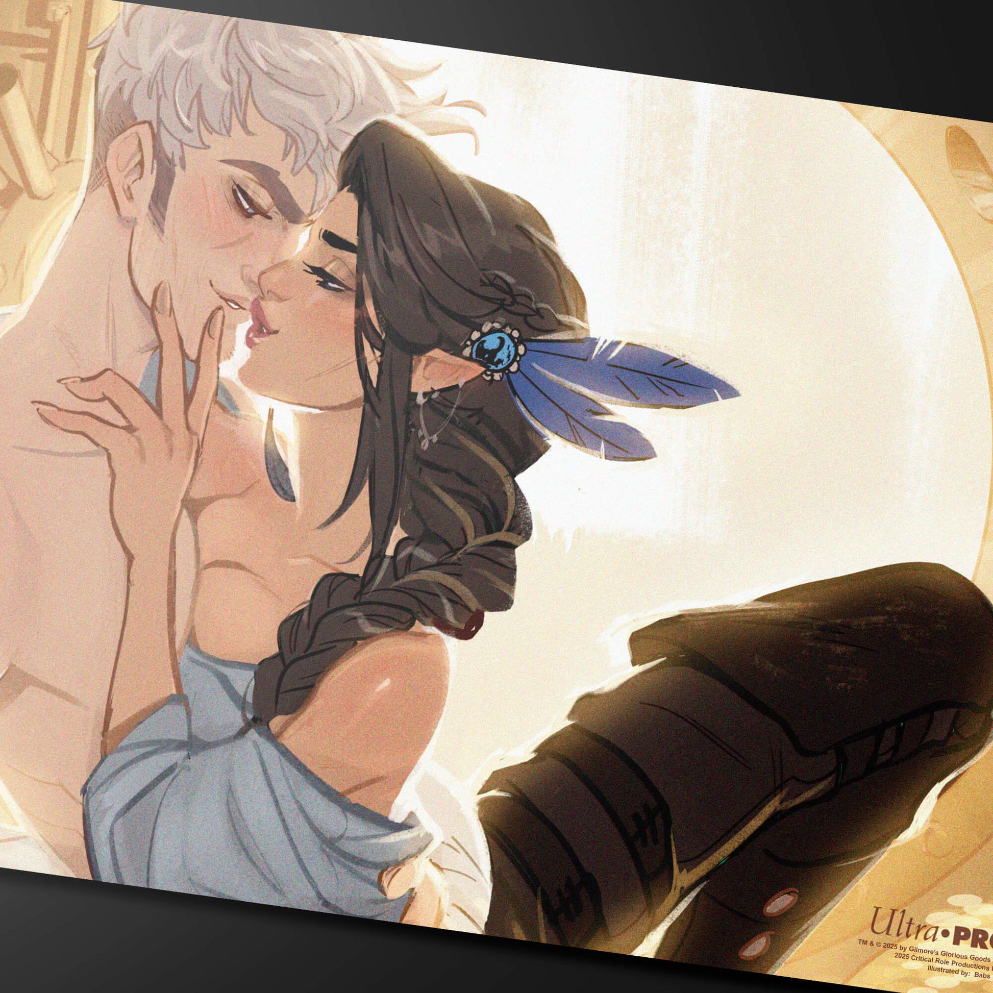 A Critical Role Pinups - Percy and Vex Playmat. Brand: Ultra PRO, Item: Critical Role Pinups - Percy and Vex Playmat.