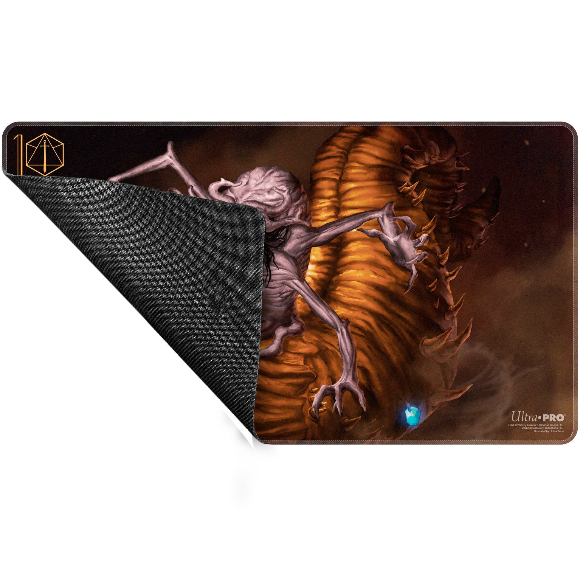 A Critical Role Baddies - The Shademother Stitched Playmat. Brand: Ultra Pro, Item: The Shademother Stitched Playmat.