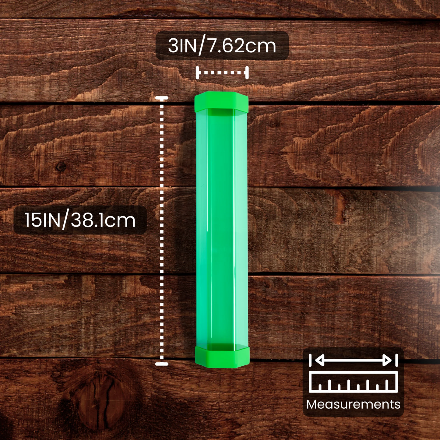Green Playmat Hex Tube - GameHead