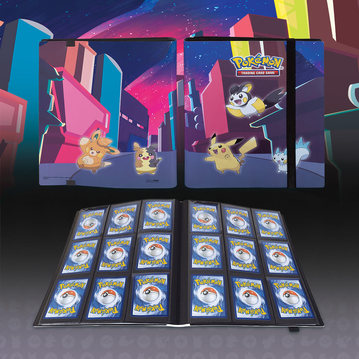 A Shimmering Skyline 9-Pocket PRO-BINDER for Pokemon. Brand: Ultra PRO, Item: Gallery Series Shimmering Skyline 9-Pocket PRO-BINDER.