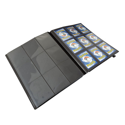 A black Gallery Series Shimmering Skyline 9-Pocket PRO-BINDER for Pokémon cards.