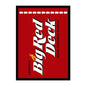 A red Big Red Deck Matte Sleeves. Brand: Legion Supplies, Item: Big Red Deck Matte Sleeves.