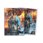 A blue matte art sleeve featuring Katsu from Flesh and Blood. Brand: Dragon Shield (Dev), Item: Katsu - Matte Art Sleeves.