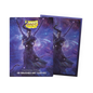 A blue and purple fantasy art Dragon Shield card sleeve pack featuring a warrior constellation. Item: Alaric - Constellations - Brushed Art Sleeves.
